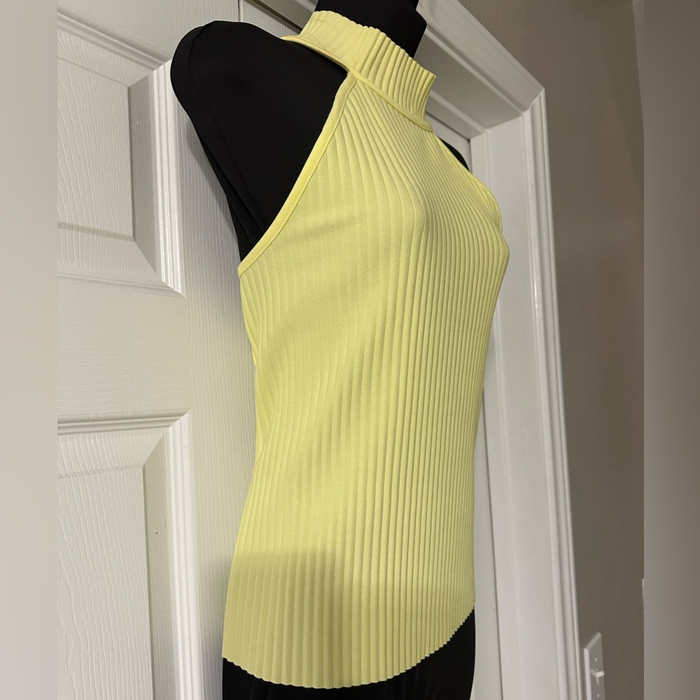 Marc New York. Andrew Marc High Neck Lemon Meringue Yellow Top. NWT!
Size: M - Picture 8 of 15